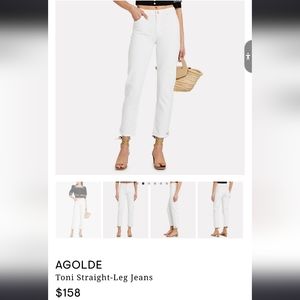 Agolde Toni Straight Leg midrise Jeans